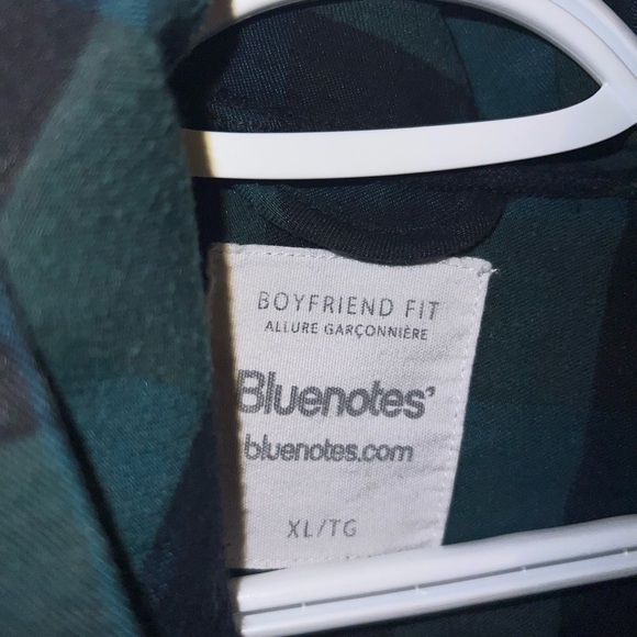 Hooded bluenotes flannel - Picture 2 of 3